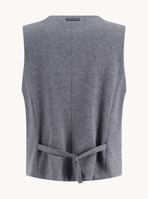 Alternative view of A Fish Named Fred  32.134 - Waistcoat Pique, Grey