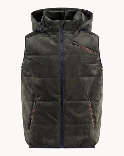 A Fish Named Fred 32.168 - Bodywarmer Corduroy,  Green