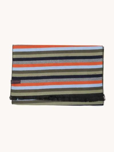 Alternative view of A Fish Named Fred 32.271 - Scarf stripe, Multicolour Green
