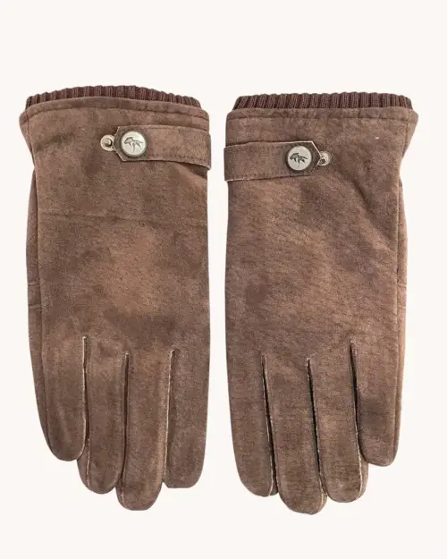Alternative view of A Fish Named Fred 32.273 - Suede Leather  Gloves  Chocolate Brown