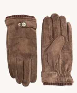 A Fish Named Fred 32.273 - Gloves Suede, Chocolate Brown