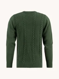 Alternative view of A Fish Named Fred 32.501 - Pullover Cable, Dark Green