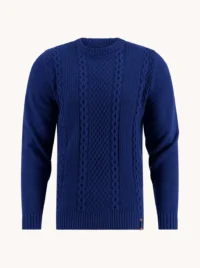 A Fish Named Fred 32.501 - Pullover Cable, Classic Blue