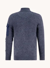 Alternative view of A Fish Named Fred 32.502 - Cardigan Melange, Navy