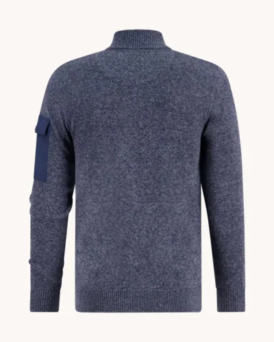 Alternative view of A Fish Named Fred 32.502 - Cardigan Melange, Navy