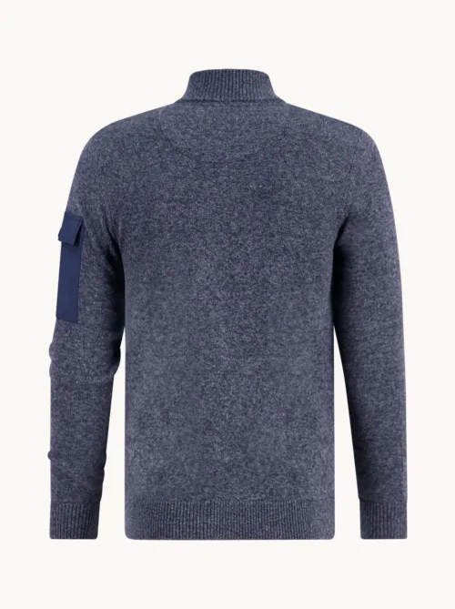 Alternative view of A Fish Named Fred 32.502 - Cardigan Melange, Navy