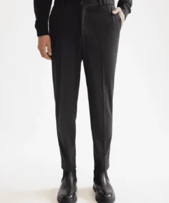 Scotch & Soda 181170 Finch Tailored jersey tapered jogger, Antra Herringbone