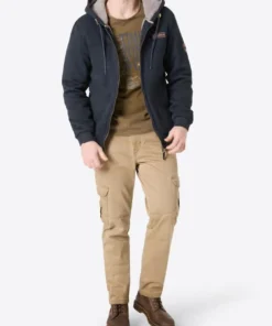 Alternative view of Timezone Sweat Hoodie Jacket, Night Blue