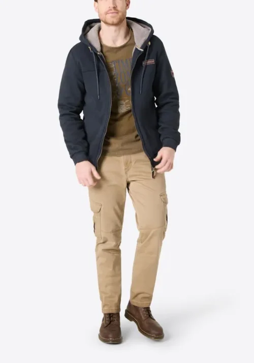 Alternative view of Timezone Sweat Hoodie Jacket 28-10244 - t Night Blue