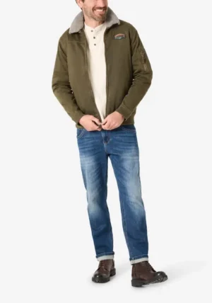 Alternative view of Timezone Biker Jacket, Washed Olive