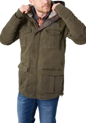 Timezone Parka, Washed olive