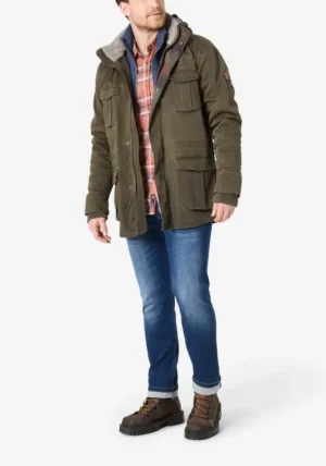 Alternative view of Timezone Parka, Washed olive