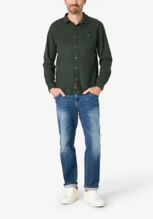 Alternative view of Timezone - Corduroy Shirt, Black Olive