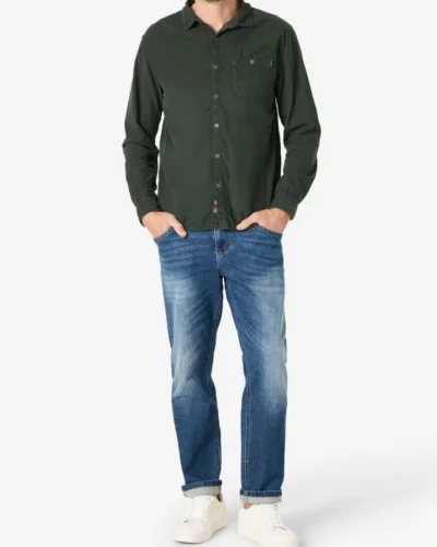 Alternative view of Timezone 23-10169 - Corduroy Shirt, Black Olive