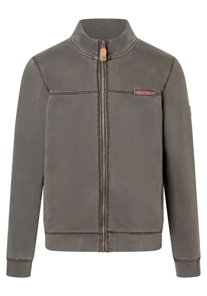 Timezone Sweat Jacket, Black Olive - Image 3