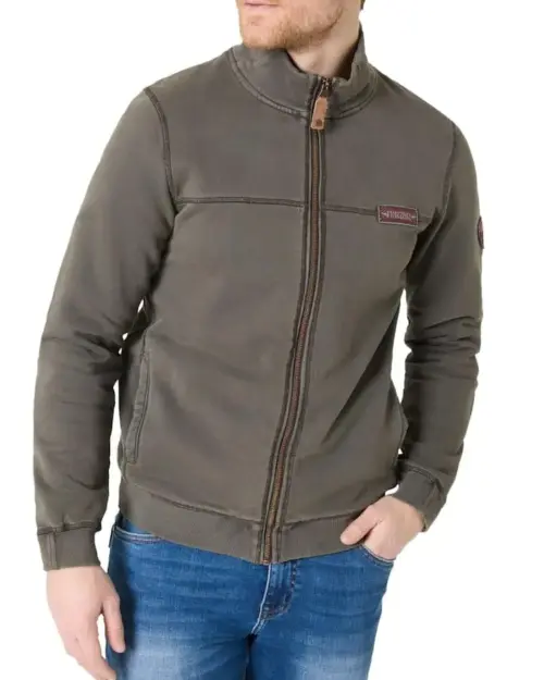 Timezone 28-10243-06 Sweat Jacket, Black Olive
