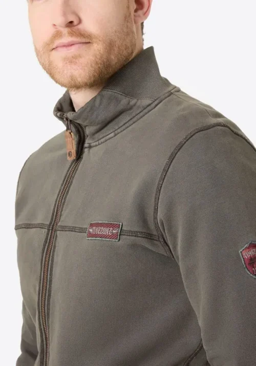 Alternative view of Timezone 28-10243-06  Sweat Jacket, Black Olive