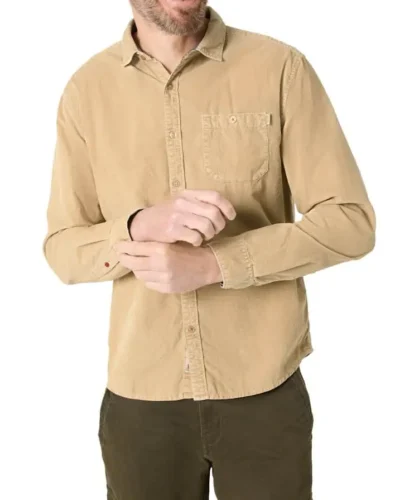 Alternative view of Timezone 23-10169 - Corduroy Shirt, Nut Beige