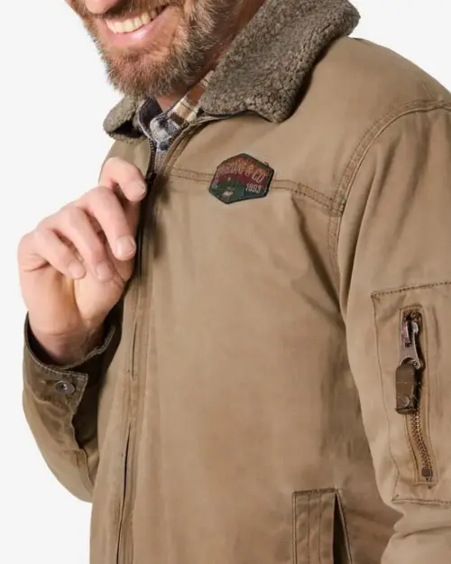 Alternative view of Timezone Biker Jacket 29-10094 - Nut beige