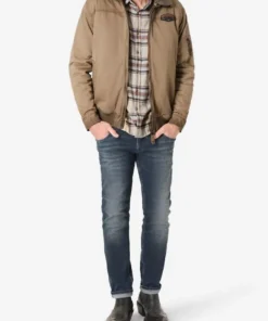 Timezone Biker Jacket, Nut beige