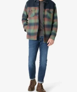 Alternative view of Timezone Overshirt Fabricmix, Brown check