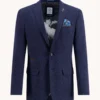 A Fish Named Fred 32.104 - Blazer Pique, Navy Blue