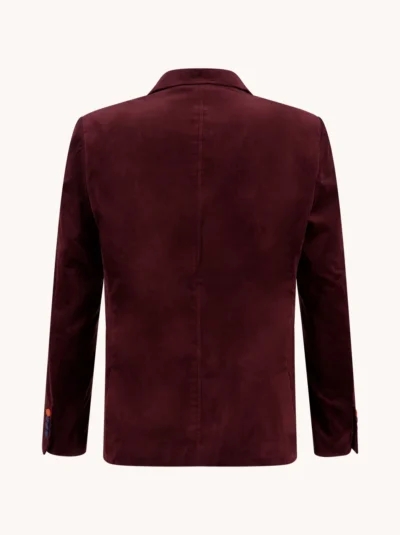 Alternative view of A Fish Named Fred 32.115 - Velvet Blazer, Burgundy