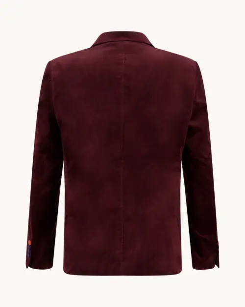 Alternative view of A Fish Named Fred 32.115 - Velvet Blazer, Burgundy