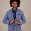 A fish named Fred 32.104 - Blazer Pique, Jeans Blue