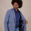 A fish named Fred 32.104 - Blazer Pique, Jeans Blue - Image 4