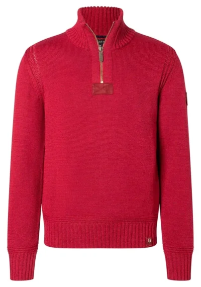 Alternative view of Timezone Heavy Seamens Troyer, Poinsettia red