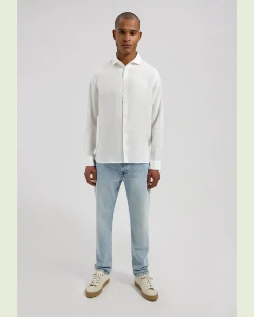 Alternative view of Dstrezzed  The Jagger Shirt 100% Linen  White - 303710