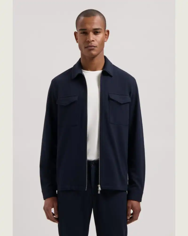 Dstrezzed 151031 - Pike Overshirt Dk. Navy - Image 4