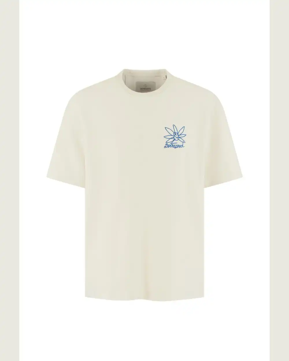 Dstrezzed 203510 Banks Tee , Silver Birch - Image 4