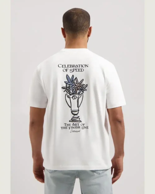 Dstrezzed 203512 Collin Artwork Tee , White