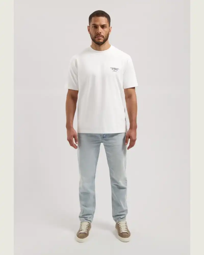 Dstrezzed 203512 Collin Artwork  Tee , White - Image 5