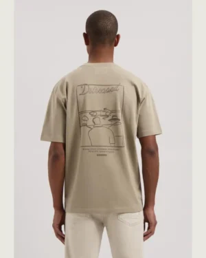 Dstrezzed 203512 Collin Artwork  Tee  Khaki