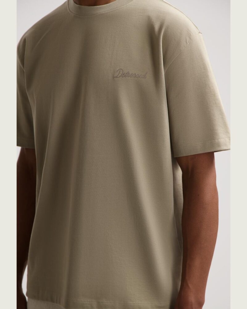 Dstrezzed 203512 Collin Artwork  Tee , Khaki - Image 5