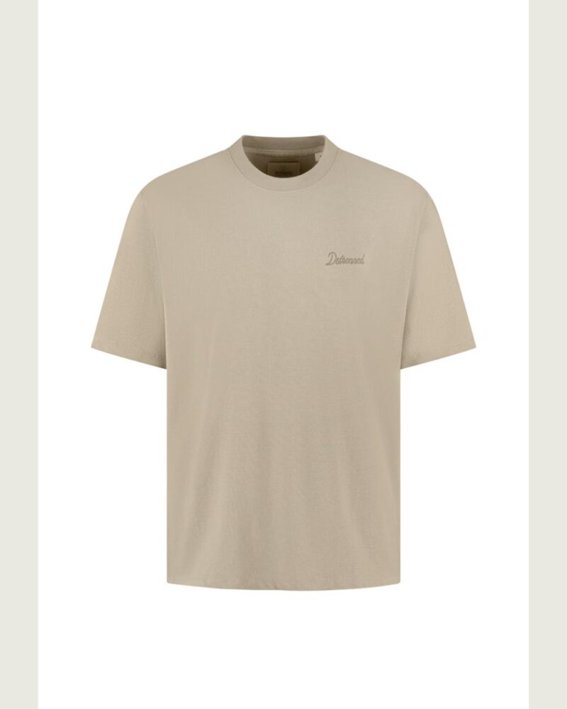 Dstrezzed 203512 Collin Artwork  Tee , Khaki - Image 6