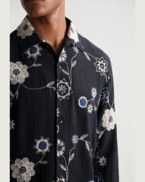 Alternative view of Dstrezzed Aaron Shirt 303990, Black
