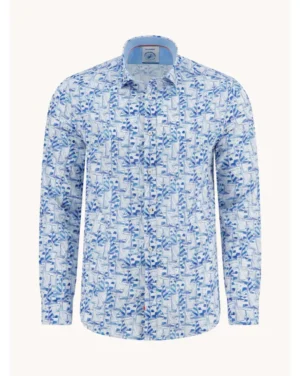 A Fish Named Fred Shirt sailing boats Linen blend