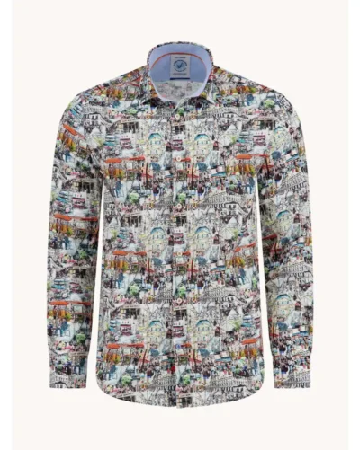 A Fish Named Fred - Shirt Sketch, Multi