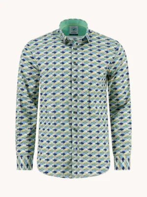 A Fish Named Fred 33.019 Graphic Shirt  Multi green