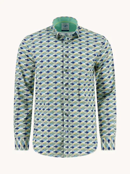 A Fish Named Fred 33.019 Graphic Shirt  Multi green