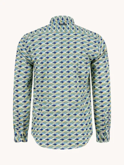 Alternative view of A Fish Named Fred - Graphic Shirt  Multi green