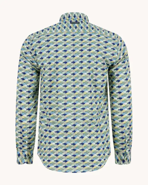 Alternative view of A Fish Named Fred 33.019 Graphic Shirt  Multi green