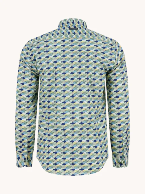 Alternative view of A Fish Named Fred 33.019 Graphic Shirt  Multi green