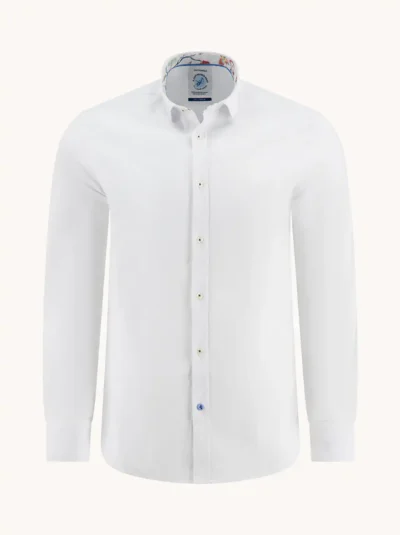 A Fish Named Fred - Oxford Shirt, Off-White
