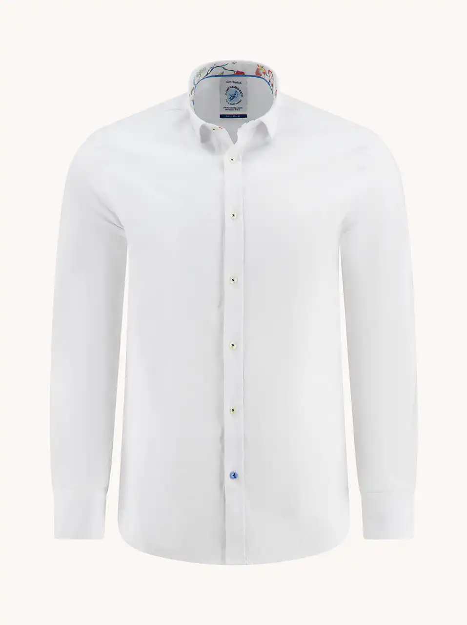 A Fish Named Fred - Oxford Shirt, Off-White