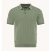 A Fish Named Fred 33.316 - Polo knitted structure, Thyme